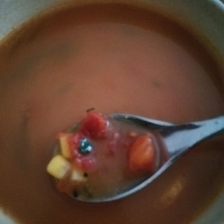 冷製トマト味噌スープ